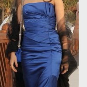 Oscar De La Renta Regal Blue Gown